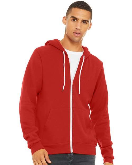 BELLA + CANVAS 3739 - Unisex Sponge Fleece Full-Zip Hoodie Sweatshirt BELLA + CANVAS