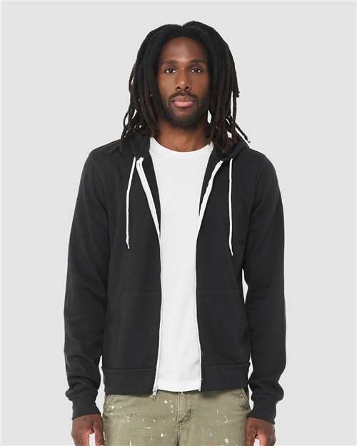 BELLA + CANVAS 3739 - Unisex Sponge Fleece Full-Zip Hoodie Sweatshirt BELLA + CANVAS