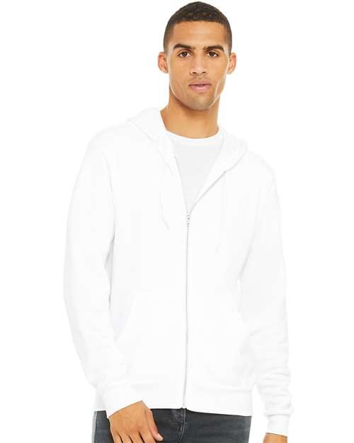 BELLA + CANVAS 3739 - Unisex Sponge Fleece Full-Zip Hoodie Sweatshirt BELLA + CANVAS