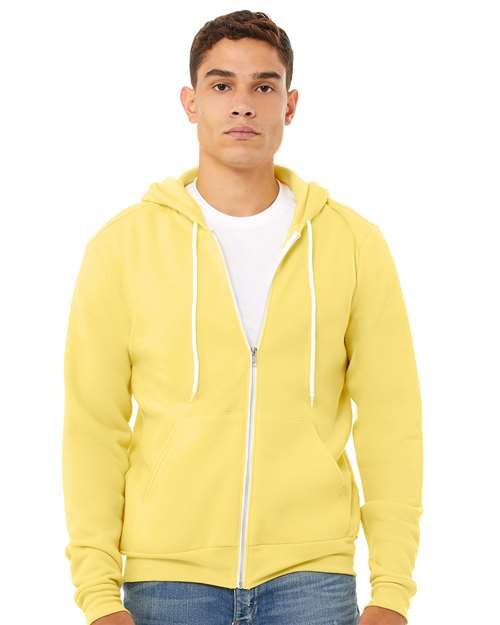 BELLA + CANVAS 3739 - Unisex Sponge Fleece Full-Zip Hoodie Sweatshirt BELLA + CANVAS