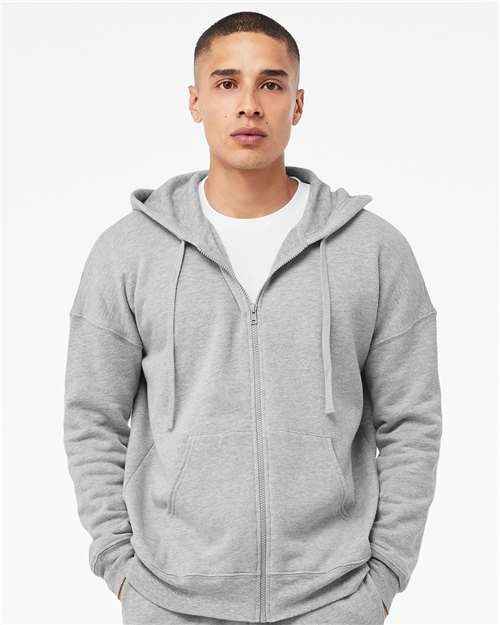 BELLA + CANVAS 3759 - Unisex Sponge Fleece DTM Full-Zip Hoodie Sweatshirt