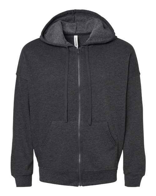 BELLA + CANVAS 3759 - Unisex Sponge Fleece DTM Full-Zip Hoodie Sweatshirt