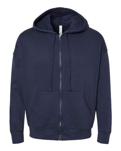 BELLA + CANVAS 3759 - Unisex Sponge Fleece DTM Full-Zip Hoodie Sweatshirt