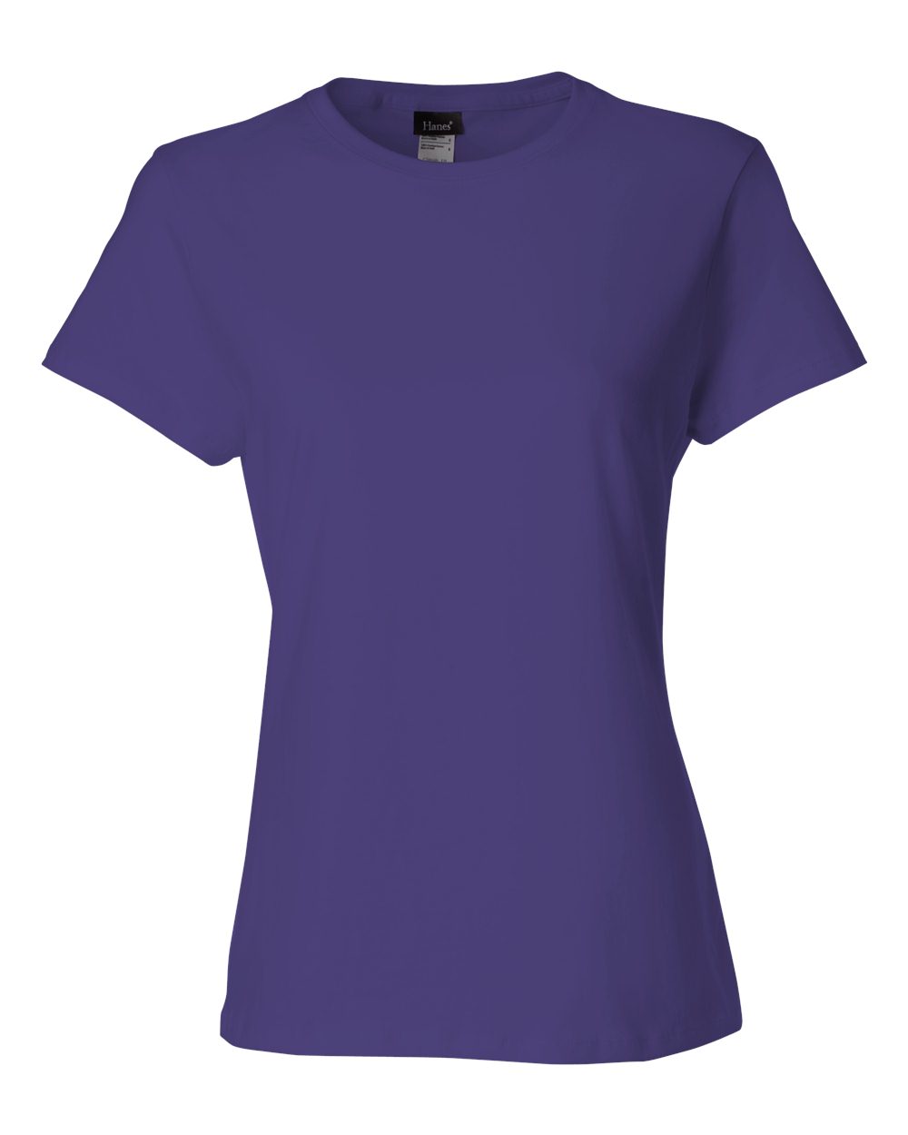 Hanes SL04 - Women's Perfect-T T-Shirt — Purple (flat)