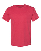 Hanes 5170 - Unisex EcoSmart® T-Shirt — Heather Red (flat)