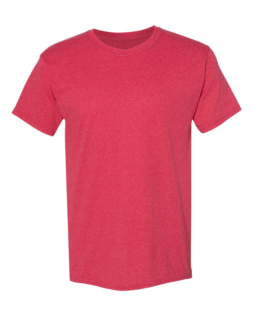 Hanes 5170 - Unisex EcoSmart® T-Shirt — Heather Red (flat)