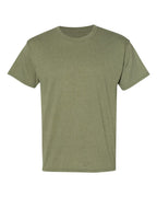 Hanes 5170 - Unisex EcoSmart® T-Shirt — Heather Green (flat)