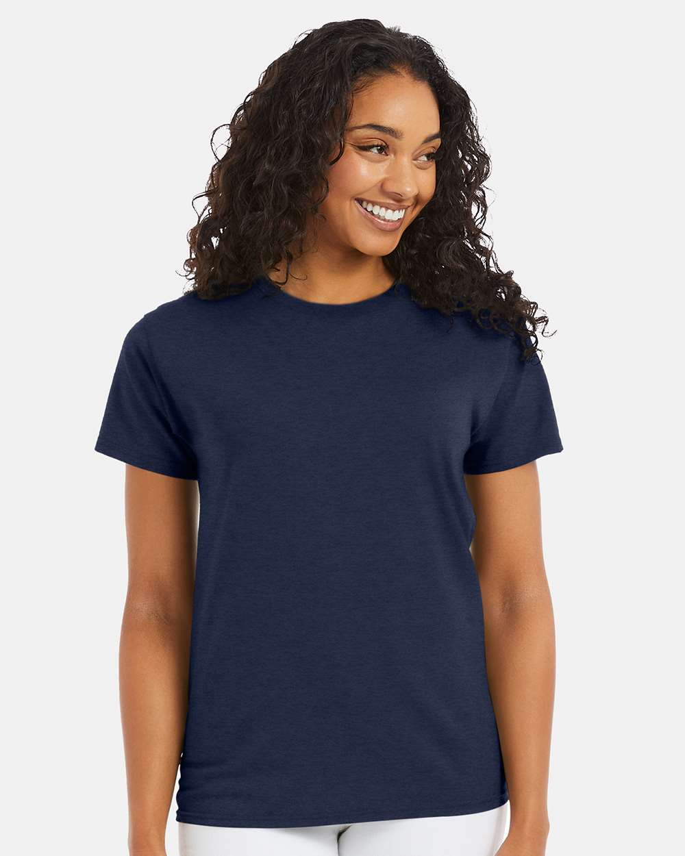 Hanes 5170 - Unisex EcoSmart® T-Shirt — Heather Navy