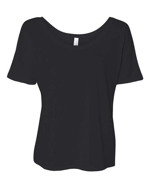 BELLA + CANVAS 8816 - Womens Slouchy Tee - Black
