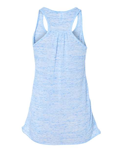 BELLA + CANVAS 8800 - Women's Flowy Racerback Tank - Blue Marble