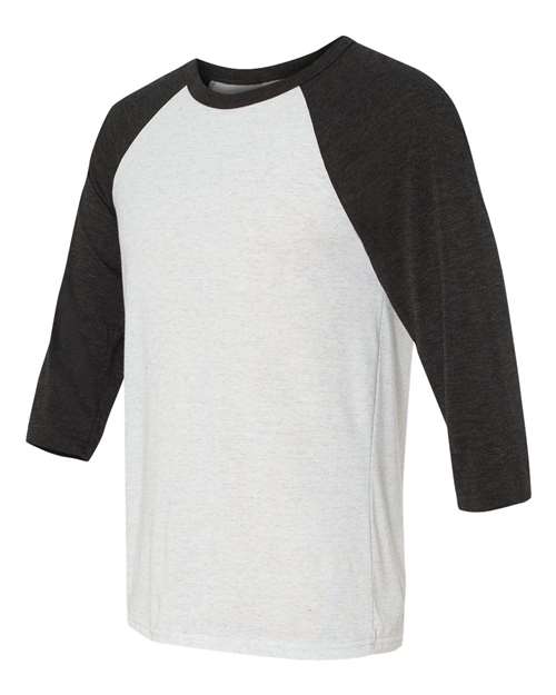 BELLA + CANVAS 3200 - Unisex Three-Quarter Sleeve Baseball Tee BELLA + CANVAS