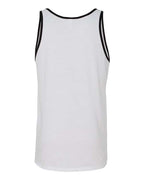 BELLA + CANVAS 3480 - Jersey Tank - White/ Black