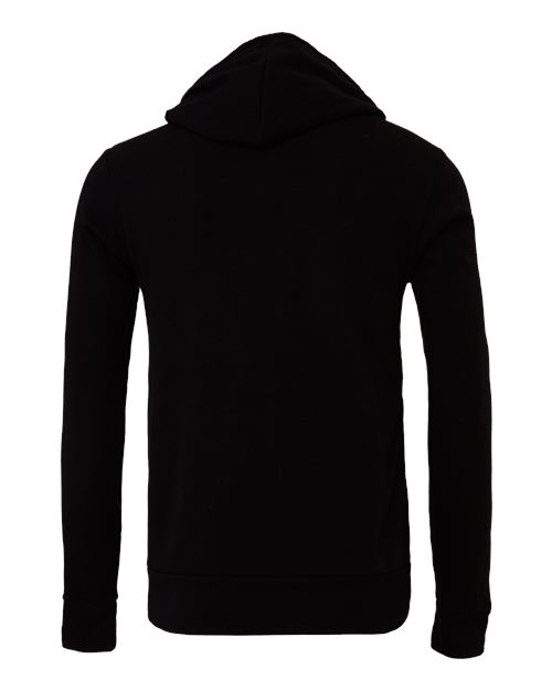 BELLA + CANVAS 3719 - Unisex Sponge Fleece Hoodie Sweatshirt - Black