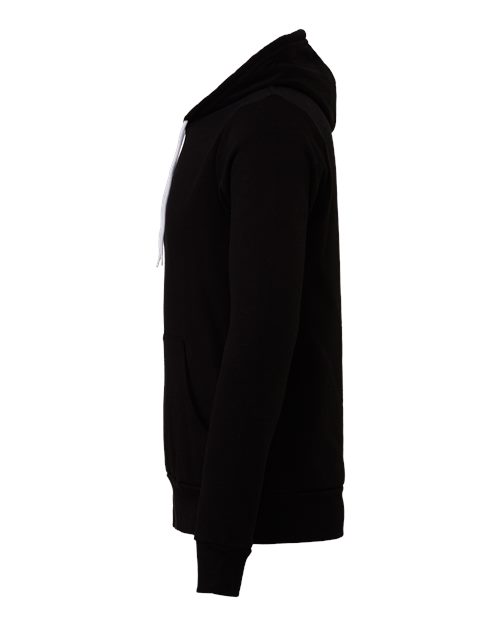 BELLA + CANVAS 3719 - Unisex Sponge Fleece Hoodie Sweatshirt - Black
