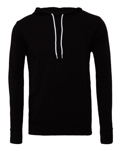 BELLA + CANVAS 3719 - Unisex Sponge Fleece Hoodie Sweatshirt - Black