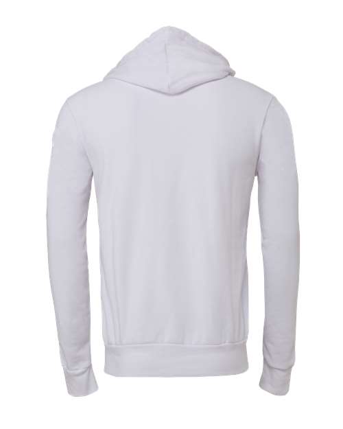BELLA + CANVAS 3719 - Unisex Sponge Fleece Hoodie Sweatshirt - White
