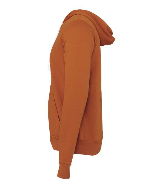 BELLA + CANVAS 3739 - Unisex Sponge Fleece Full-Zip Hoodie Sweatshirt - Autumn