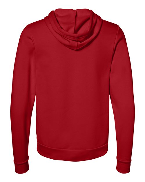 BELLA + CANVAS 3739 - Unisex Sponge Fleece Full-Zip Hoodie Sweatshirt - Red