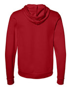 BELLA + CANVAS 3739 - Unisex Sponge Fleece Full-Zip Hoodie Sweatshirt - Red