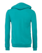 BELLA + CANVAS 3739 - Unisex Sponge Fleece Full-Zip Hoodie Sweatshirt - Teal