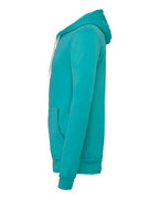 BELLA + CANVAS 3739 - Unisex Sponge Fleece Full-Zip Hoodie Sweatshirt - Teal