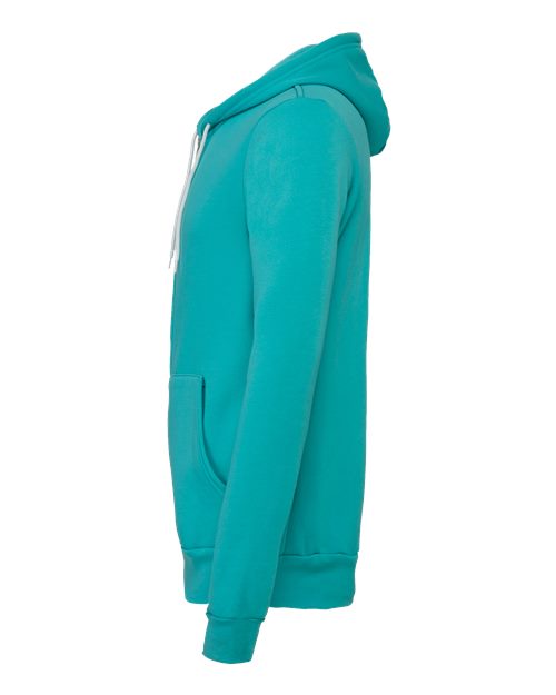 BELLA + CANVAS 3739 - Unisex Sponge Fleece Full-Zip Hoodie Sweatshirt - Teal
