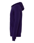 BELLA + CANVAS 3739 - Unisex Sponge Fleece Full-Zip Hoodie Sweatshirt - Team Purple