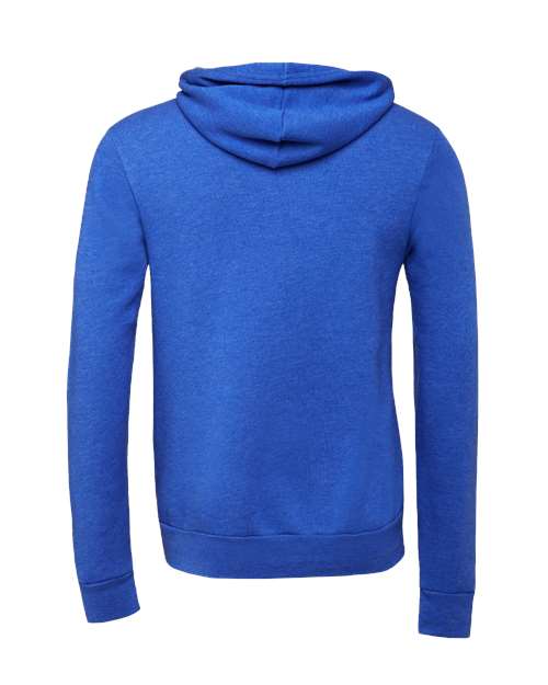 BELLA + CANVAS 3739 - Unisex Sponge Fleece Full-Zip Hoodie Sweatshirt - True Royal