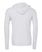 BELLA + CANVAS 3739 - Unisex Sponge Fleece Full-Zip Hoodie Sweatshirt - White