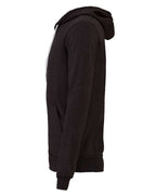 BELLA + CANVAS 3739 - Unisex Sponge Fleece Full-Zip Hoodie Sweatshirt - Dark Grey Heather