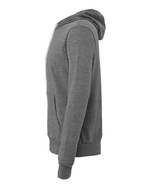 BELLA + CANVAS 3719 - Unisex Sponge Fleece Hoodie Sweatshirt - Deep Heather