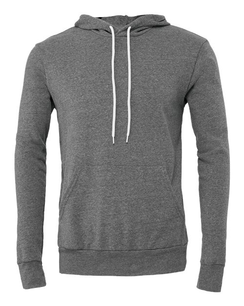 BELLA + CANVAS 3719 - Unisex Sponge Fleece Hoodie Sweatshirt - Deep Heather
