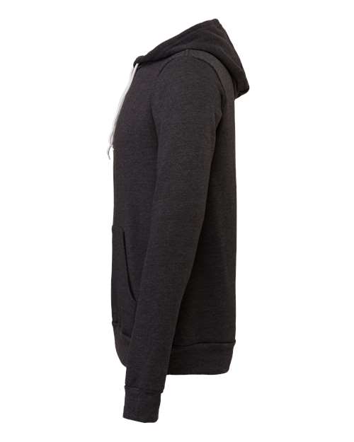 BELLA + CANVAS 3719 - Unisex Sponge Fleece Hoodie Sweatshirt - Dark Grey Heather