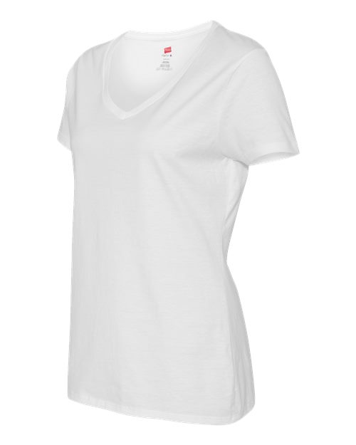 Hanes S04V - Women's Perfect-T V-Neck T-Shirt Hanes
