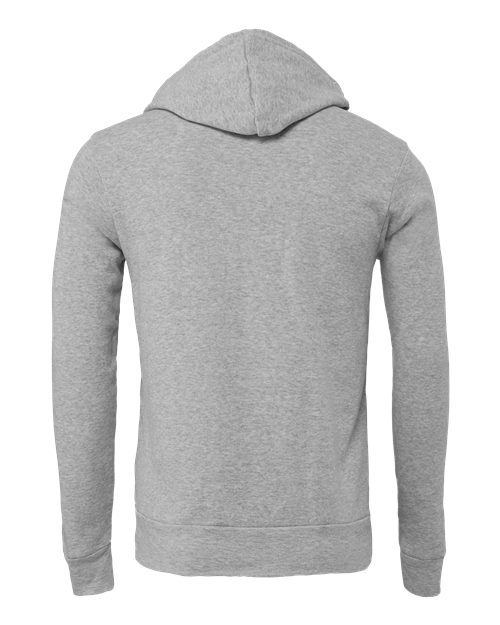 BELLA + CANVAS 3719 - Unisex Sponge Fleece Hoodie Sweatshirt - Athletic Heather