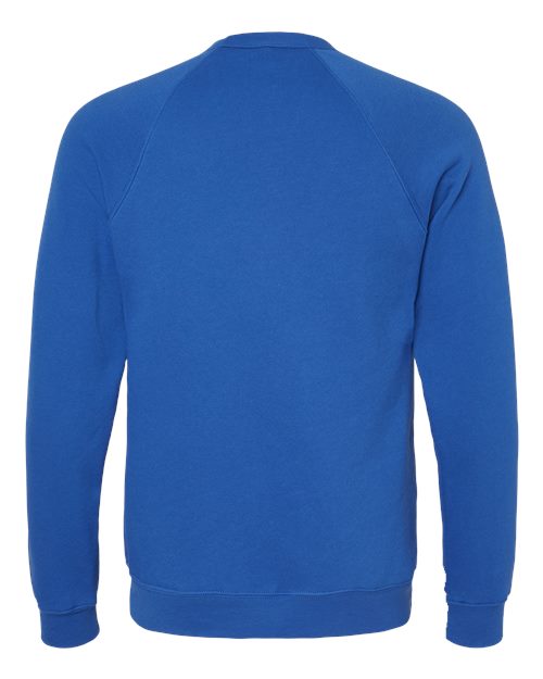 BELLA + CANVAS 3901 - Unisex Sponge Fleece Raglan Crewneck Sweatshirt - True Royal