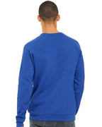 BELLA + CANVAS 3901 - Unisex Sponge Fleece Raglan Crewneck Sweatshirt - True Royal