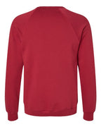 BELLA + CANVAS 3901 - Unisex Sponge Fleece Raglan Crewneck Sweatshirt - Cardinal