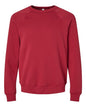 BELLA + CANVAS 3901 - Unisex Sponge Fleece Raglan Crewneck Sweatshirt - Cardinal