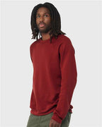 BELLA + CANVAS 3901 - Unisex Sponge Fleece Raglan Crewneck Sweatshirt - Cardinal