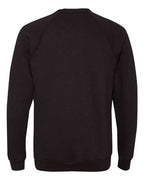 BELLA + CANVAS 3901 - Unisex Sponge Fleece Raglan Crewneck Sweatshirt - Black