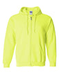 Gildan 18600 - Unisex Heavy BlendTM Full-Zip Hooded Sweatshirt - Safety Green