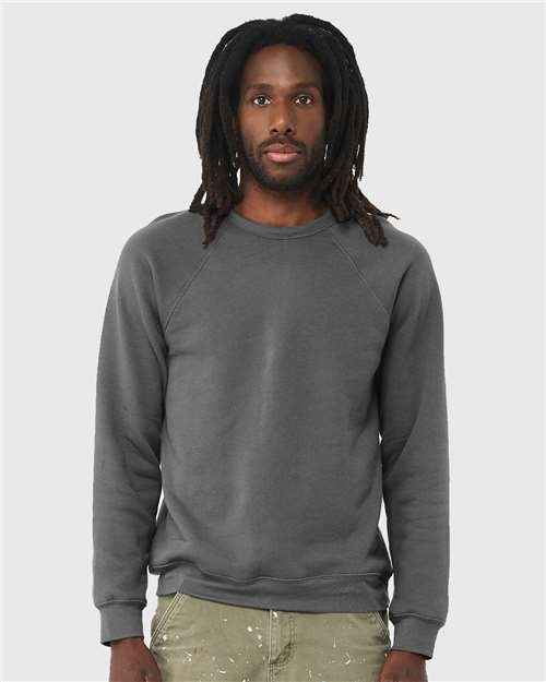 BELLA + CANVAS 3901 - Unisex Sponge Fleece Raglan Crewneck Sweatshirt