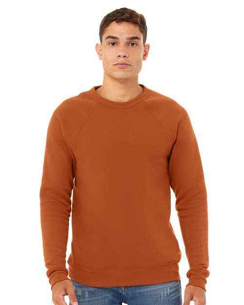 BELLA + CANVAS 3901 - Unisex Sponge Fleece Raglan Crewneck Sweatshirt