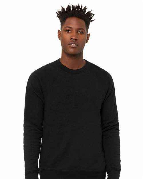 BELLA + CANVAS 3901 - Unisex Sponge Fleece Raglan Crewneck Sweatshirt