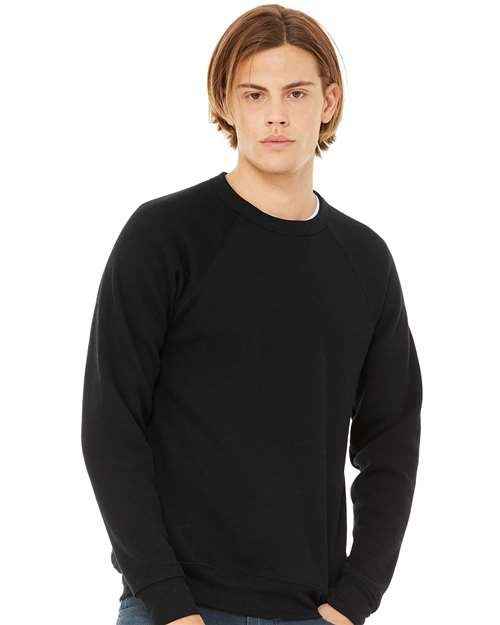 BELLA + CANVAS 3901 - Unisex Sponge Fleece Raglan Crewneck Sweatshirt