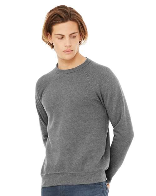 BELLA + CANVAS 3901 - Unisex Sponge Fleece Raglan Crewneck Sweatshirt BELLA + CANVAS
