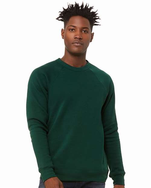 BELLA + CANVAS 3901 - Unisex Sponge Fleece Raglan Crewneck Sweatshirt BELLA + CANVAS