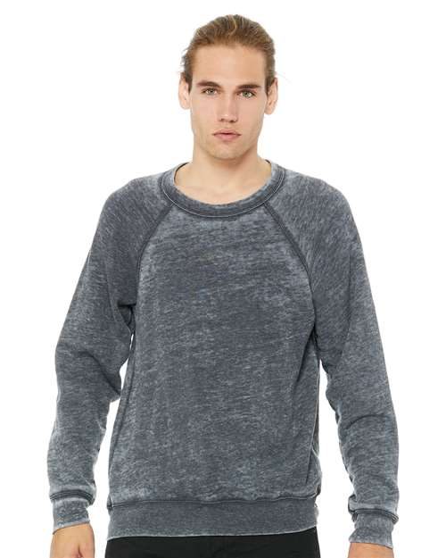BELLA + CANVAS 3901 - Unisex Sponge Fleece Raglan Crewneck Sweatshirt BELLA + CANVAS