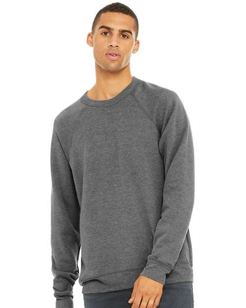 BELLA + CANVAS 3901 - Unisex Sponge Fleece Raglan Crewneck Sweatshirt BELLA + CANVAS